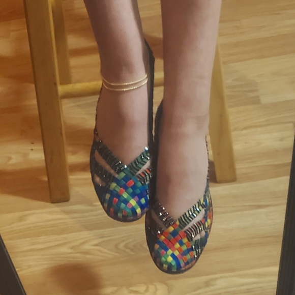bernie mev. Shoes - NEW Bernie Mev Rainbow Slip on flats